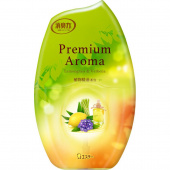 ST Shoushuuriki Premium Aroma Жидкий освежитель воздуха для помещения аромат лемограсса и вербены, флакон 400 мл
