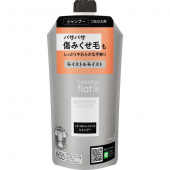 KAO Шампунь для волос Essential flat глубокого увлажнения и разглаживания волос, сменная упаковка 340 мл 