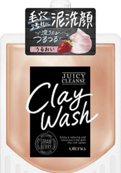 Пенка Utena Juicy Cleanse для умывания на основе глины с увлажняющая с ароматом клубники 110 гр, фото 1