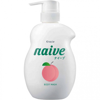 Мыло жидкое для тела Naive с экстрактом листьев персикового дерева , 530 мл, фото 1