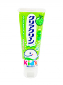KAO Детская зубная паста Clear Clean с микрогранулами для деликатной чистки 1-8 лет, вкус дыни, туба 70 гр