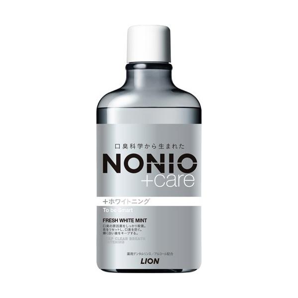 LION Ополаскиватель для полости рта  антибактериальный NONIO Care отбеливающий без спирта аромат свежести 1000 мл