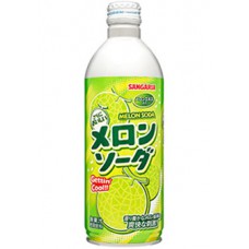 Напиток Sangaria Hajikete Melon безалкогольный газированный Дыня 500 мл (бутылка металлическая), фото 2