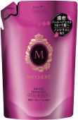 SHISEIDO Шампунь Ma Cherie AIR FEEL объем волос, бессиликоновый, цветочно-фруктовый аромат, 380 мл. сменная упаковка