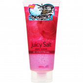 UTENA Скраб для тела Juicy Salt на основе морской соли с экстрактом розы, 300 гр., туба