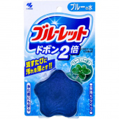 KOBAYASHI Очищающая таблетка BLUE WATER для бачка унитаза, окрашивает воду в голубой цвет, аромат мяты, 120 гр. 