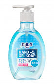 KAO Мыло для рук Biore U Kitchen Hand Gel Soap Антибактериальное кухонное гелевое без запаха 250 мл. бутылка с насосом