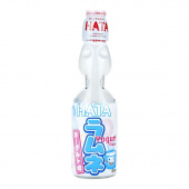 HATA KOSEN Напиток Ramune Yogurt РАМУНЕ газированный безалкогольный со вкусом Йогурта, 200 мл., стеклянная бутылка со стеклянным шариком