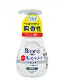 KAO Biore U Антибактериальная пенка для мытья рук без аромата, бутылка с пенообразователем 240 мл 