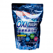 OXI WASH Отбеливатель кислородный дезодорирующий для белого и цветного белья, 1 кг. пакет с зип-замкои 
