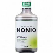 LION Ополаскиватель для полости рта  антибактериальный NONIO cо вкусом мяты и цитруса без спирта 600 мл