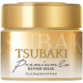 SHISEIDO Маска для волос TSUBAKI Premium EX экспресс восстанавление 180 гр, банка