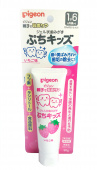 PIGEON Зубной гель детский для чистки молочных зубов, вкус клубника с 1,5 лет, туба 50 гр.