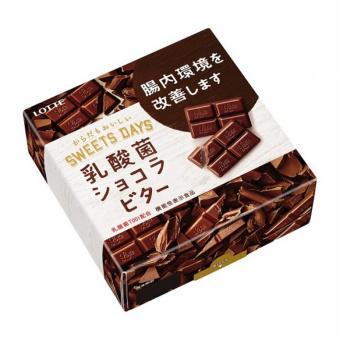 LOTTE SWEETS DAYS Горький шоколад с лактобактериями, 12 порций * 60 гр., фото 1