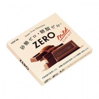 Lotte ZERO Молочный Шоколад без сахара, 5 порций * 50 гр., фото 2