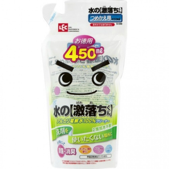 Пенка LEC Drop-kun multi detergent на основе щелочной воды без запаха бутылка с дозатором  мягкая упаковка  450мл, фото 1