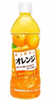 Sangaria Sukkiri Напиток апельсиновый низкокалорийный(10%), PET 500 мл, фото 1