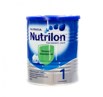 Кисломолочная смесь NUTRILON  1 0-6 мес ж/б 400гр, фото 1