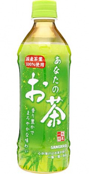 Sangaria Зеленый чай PET 500мл (можно охладить), фото 1
