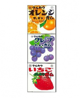 MARUKAWA Ассори Апельсин, виноград и клубника, (шарики)  4*3 шт, фото 1
