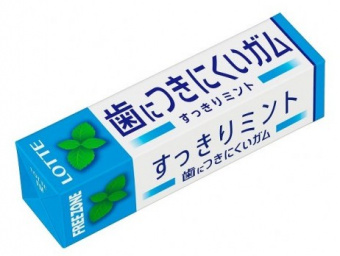 Lotte Free Zone Gum Жевательная резинка вкус мяты пластинки 25,2 гр, фото 1