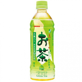 Sangaria Oishii Зеленый чай PET 500мл (можно охладить), фото 1