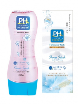 Жидкое мыло для интимной гигиены PH JAPAN PREMIUM аромат Shower Splash 150 мл, фото 1