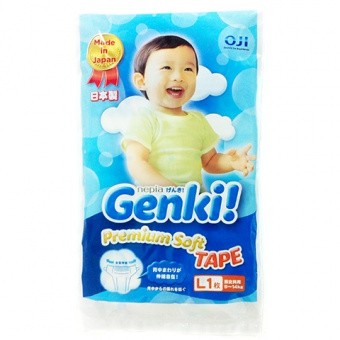Пробник подгузники GENKI L (9-14кг) 1 шт, фото 1