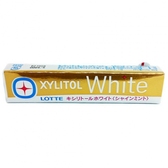 Жевательная резинка Lotte Xylitol с легким отбеливающим эффектом без сахара 14шт, фото 1