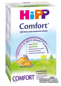 Смесь HIPP  Comfort 0-6 мес короб 300гр, фото 1