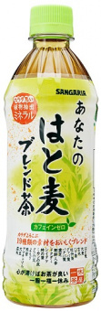 Sangaria Зеленый чай с добавлением буссеника (Хатомугитя), PET 500мл (можно охладить), фото 1