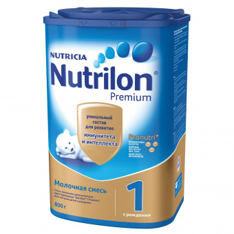 Замена грудного молока NUTRILON  НУТРИЦИЯ 1  0-6 мес банка 800гр, фото 1