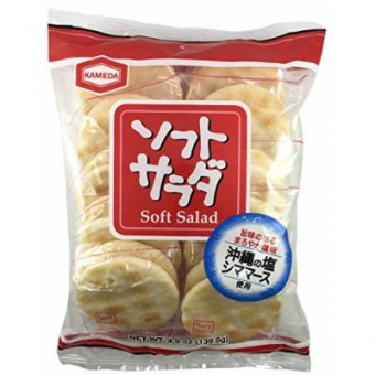 Kameda SOFT SALAD Воздушное рисовое печенье, соленое, 20 шт * 140 гр, фото 1