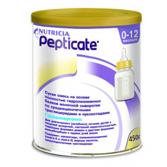 Смесь NUTRICIA Pepticate для детей с пищевой аллергией 450г с 0-12 месяцев, фото 1