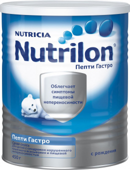 Смесь NUTRILON Пепти Гастро 0-6 мес ж/б 450гр, фото 1