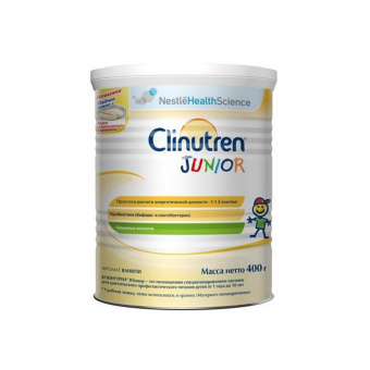 Сухая молочная смесь NESTLE Clinutren Junior для детей от 1 года 400гр, фото 1