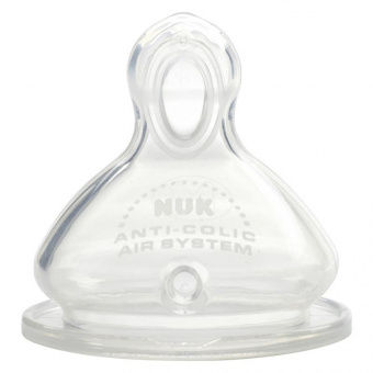 NUK Соска для бутылки антиколиковая ортодонической формы из силикона размер 2 возраст6-18мес 1шт, фото 1