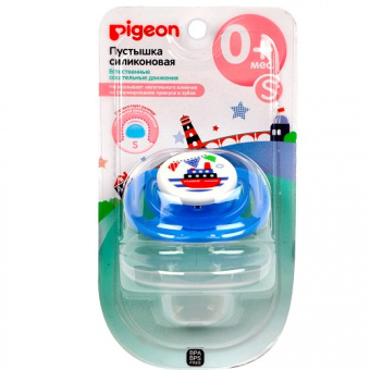 PIGEON   Соска-пустышка для детей размер S возраст 0+  (кораблик), фото 1